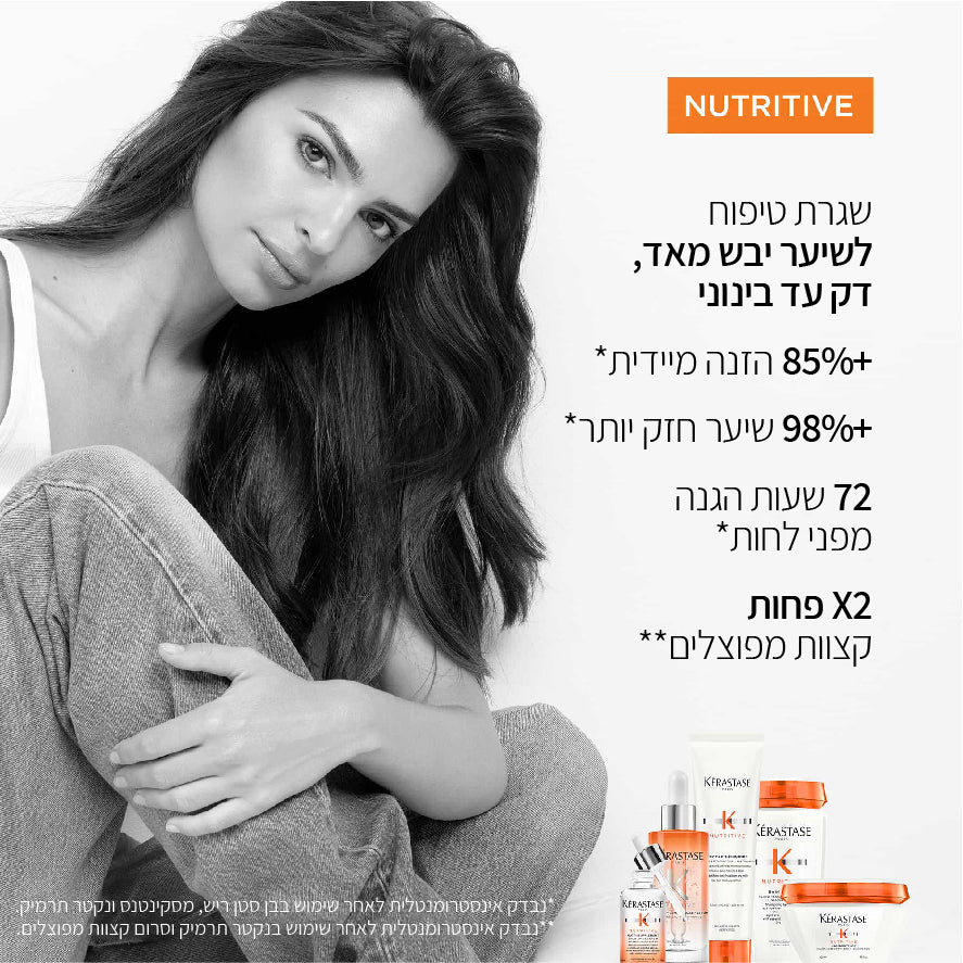 קרם הגנה תרמית לשיער יבש - NECTAR THERMIQUE NUTRITIVE 150ml | קרסטס | פיל אנד ג'ו