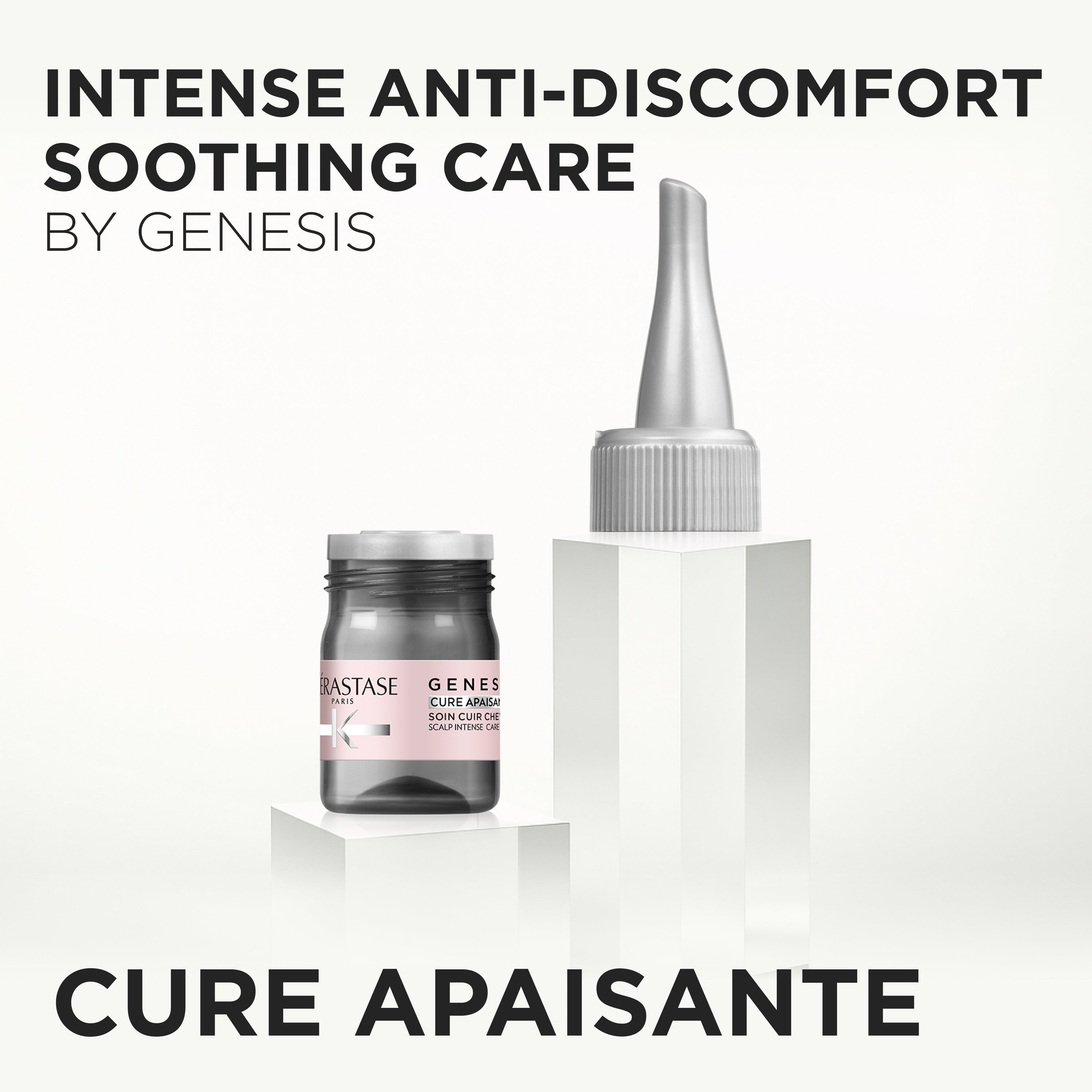 Genesis Ampoules Cure Apaisante  10x6ml <br>  אמפולות ג'נסיס לקרקפת רגישה