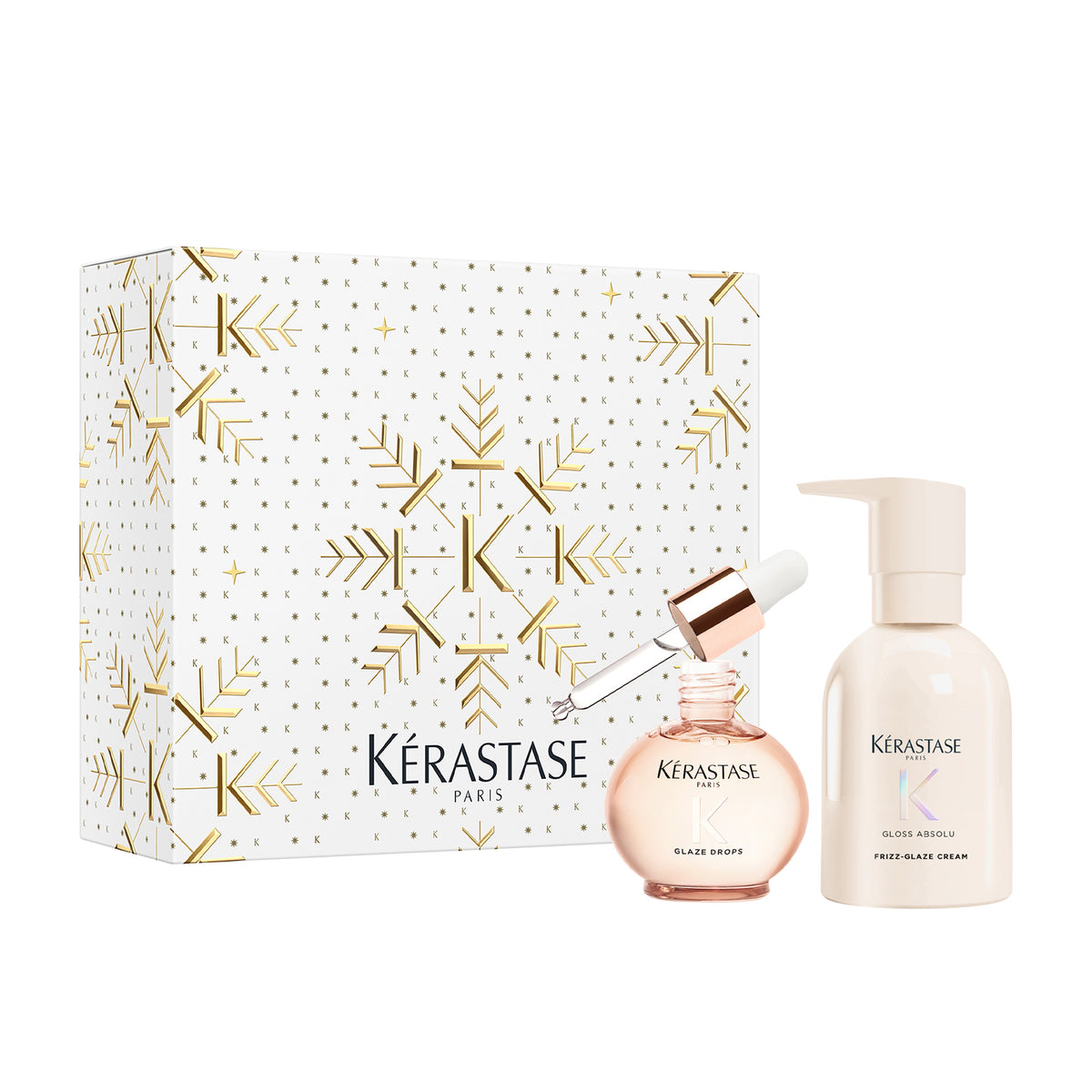 מארז Gloss Absolu - Glaze Drops 45ml + Frizz Glaze Cream 240ml | קרסטס | פיל אנד ג'ו