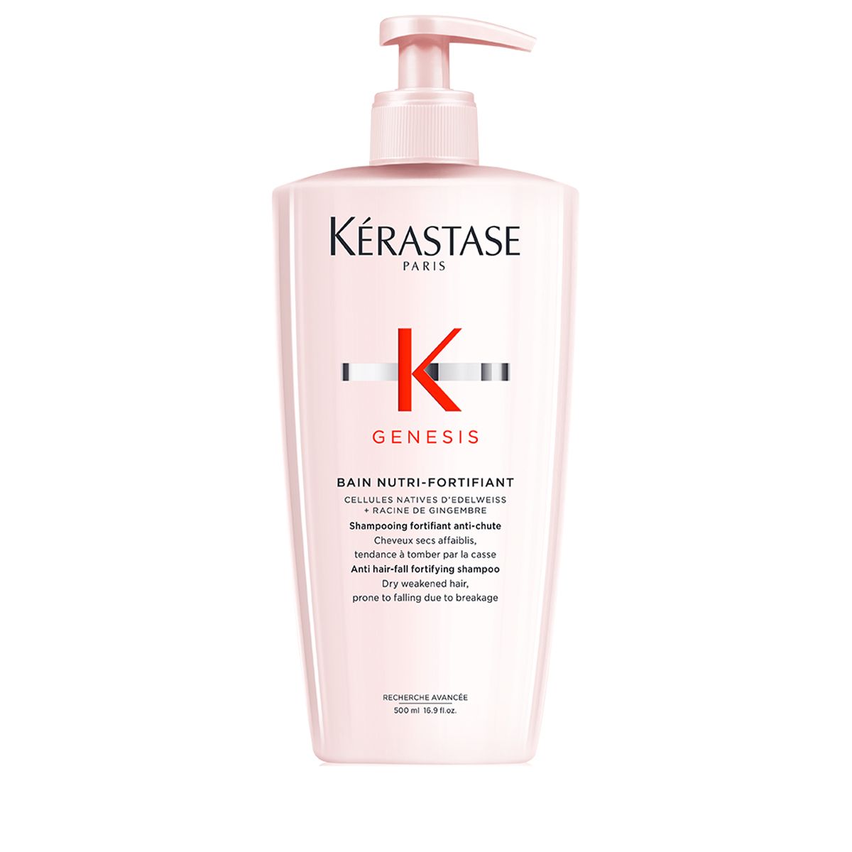 BAIN NUTRI-FORTIFIANT GENESIS 500ML <br>  אמבט חפיפה להפחתת דילול וחיזוק השיער לשיער יבש