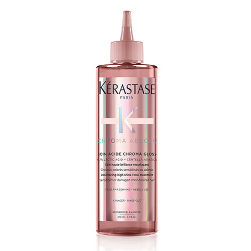 CHROMA GLOSS 210ML <br> טיפול משקם מעניק ברק עמוק לשיער צבוע עדין או פגום